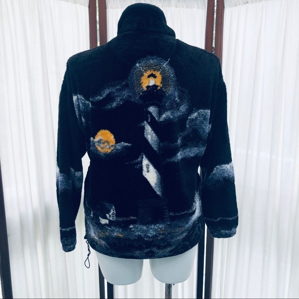 Vintage Bear Ridge Lighthouse Fleece Jacket - Picture 3 of 15